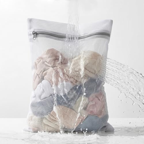 12x16 Small Mesh Laundry Bags for Delicates, 4-Pack – for Lingerie, Bras, Socks & Swimwear – 120GSM Honeycomb Mesh Protects Delicates in Washer & Dryer - Image 6