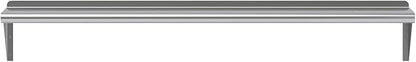 AmGood 10 in. x 60 in. Stainless Steel Wall Shelf | NSF | Metal Shelving | Garage, Laundry, Storage, Utility Room | Restaurant, Commercial Kitchen