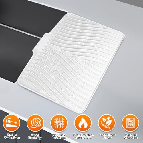 Silicone Dish Drying Mat for Kitchen counter - Image 6