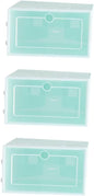 6PCS Stackable Shoe Storage Box Thick Plastic Shoe Containers Foldable Design for Sneakers Closet Organization Space-Saving Solution