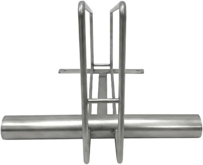 NAMOR Stainless steel bicycle stand, bike stand, bicycle parker, floor parker, bicycle holder, exhibition stand, suitable for 20 - 29 inches, rust-proof, handmade in Germany