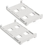 jojofuny 2pcs Hanging Beverage Organizer for Refrigerator Double Row Can Holder for Diameter Soda Beer Cans Space-saving Fridge Storage Hips Material