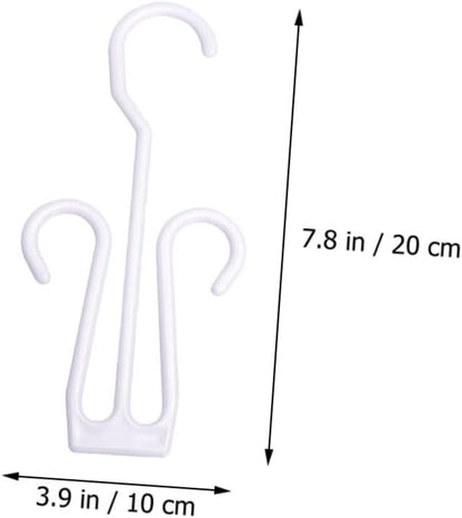 Cabilock 100pcs Shoe Hangers for Household Use Hooks for Drying and Displaying Shoes for Closet Organization and Home