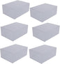 6pcs Transparent Shoe Storage Box Clamshell Design Capacity Plastic Organizer for Home and Closet Easy Access Sneaker Case