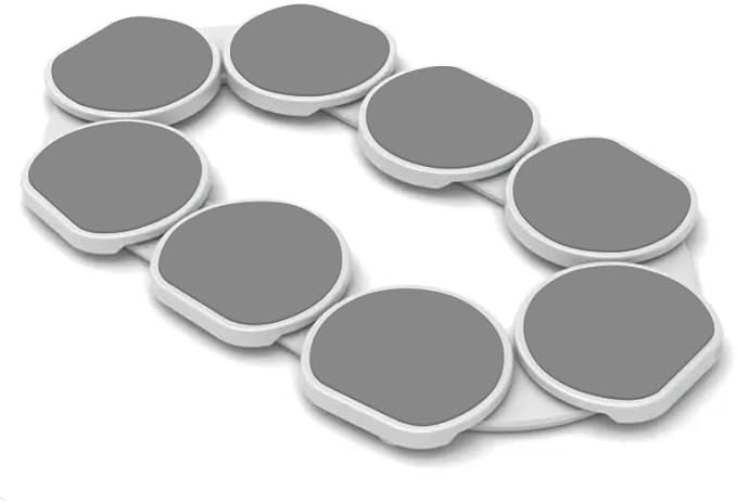 Light Gray- The Lazy Susan Revolution - The First Patented Lazy Susan Turntable Expandable for Rectangular & Oblong Tables - Kitchen & Dining Tables - Great Gift! Parties & Gatherings