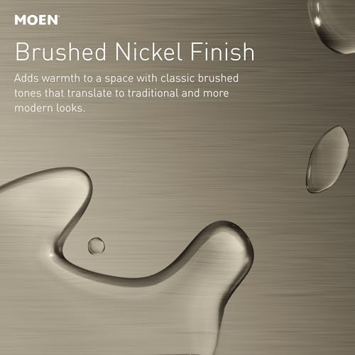 Moen YB2203BN Brantford Brushed Nickel Wall Mount Double Robe Hook - Image 5
