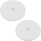 2 Pcs White 6 inch Acrylic Lazy Susan Rotating Turntable Organizer Bearings - Round Swivel Plate for Spice Rack, Table, Cake, Kitchen Pantry