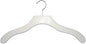 NAHANCO Contemporary Collection: Wooden Shirt Hanger, White (Pack of 100)