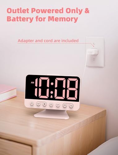 Odokee Digital Alarm Clocks for Bedrooms with Large Bold Number - Image 7