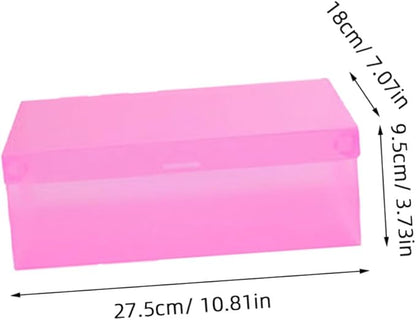 Healifty Shoe Storage Box Sturdy Plastic Foldable Storage Bin Stacked Shoe Boxes Easy to Use