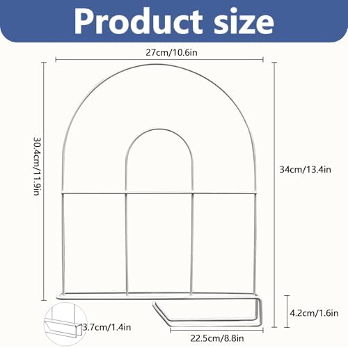 4-Pack 12" Tall Metal Shelf Dividers for Wood Closet Shelves - Image 2