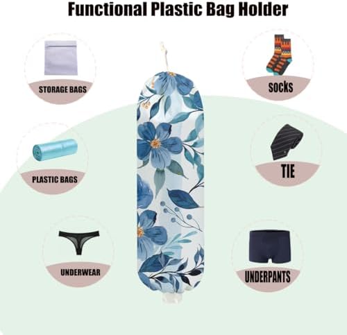 Flower Plastic Bag Holder, Grocery Bag Holder for Plastic Bags, Flower Gift - Image 3