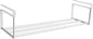 Under Shelf Rack for Partitioning Carbon Steel Hanging in Kitchen and, White