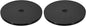 uxcell 2Pack Acrylic Lazy Susan Turntable, 8" Spinner Lazy Susan Turntable Organizer, Acrylic Ball Bearing Rotating Tray for Pantry Spice Rack Decorating, Black