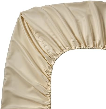 FreshCulture Full Fitted Sheets, Bulk Pack of 6, Deep Pocket, Soft Microfiber Bottom Sheets for Home, Salons, Hotels, Full Size Fitted Sheets Only (Beige) - Image 4