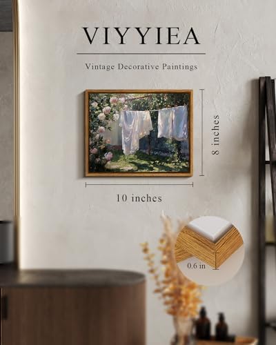VIYYIEA Vintage Framed Wall Art Decor for Laundry Room Art, 8×10Inch - Image 2