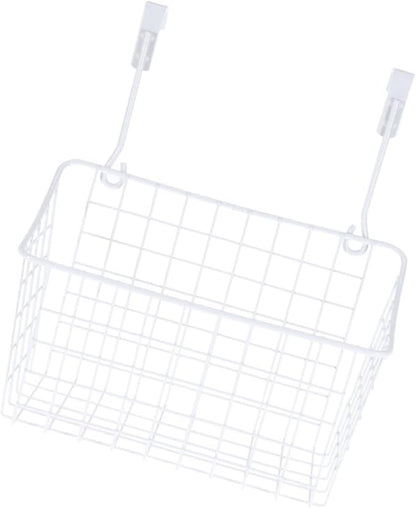 Cabinet Storage Basket over Door Hanging Rack Organizing Storage Bin Lids for Kitchen Bathroom Office