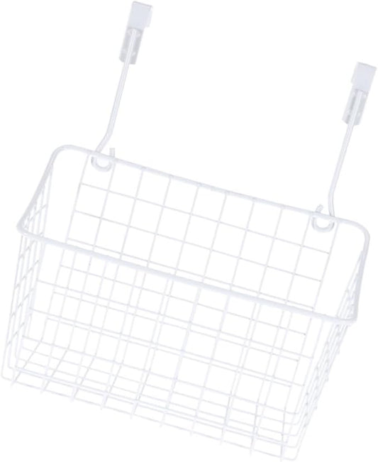Cabinet Storage Basket over Door Hanging Rack Organizing Storage Bin Lids for Kitchen Bathroom Office