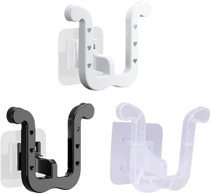 3pcs Shoes Slipper Holder Storage Organizer, Slippers Organizer Wall Hanging Without Drilling, Self Adhesive Shoe Rack for Door Closet Bathroom Kitchen (3*mix)