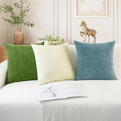 CaliTime Decorative Couch Throw Pillow Covers 20 X 12 Inches Beige - Image 5