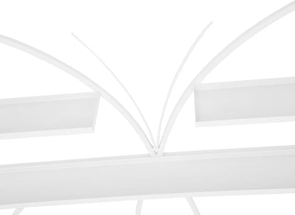 Butterfly Wall-Mounted Nail Polish Rack Set of 5-11LBs/Rack Capacity, Adjustable Cosmetic Display for Salon & Home Spa (White)