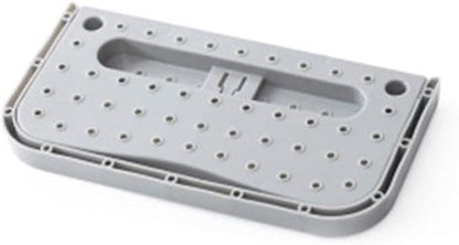 Over The Door Shoe Organizer, Non Slip ABS Plastic Stable Wall Mount Shoe Holder, Space Saving Hanging Rack for Sneakers High Heels Slippers Home Closet Storage (Gray)