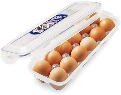 Lock & Lock Eggs Dispenser, Holder for 12 Eggs, Set of 4