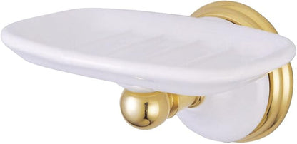 Kingston Brass BA1115PB Victorian Soap Dish, Polished Brass
