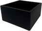 Bamboo Kitchen Drawer Organizer Black Box - Utensil Organizer Silverware Tray Cutlery Holder, Desk Supplies & Accessories, 4"*4"*2"