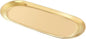 Stainless Steel Towel/ Dish Plate, Tea/ Fruit Storage Trays Cosmetics Jewelry Organizer, Gold, Oval