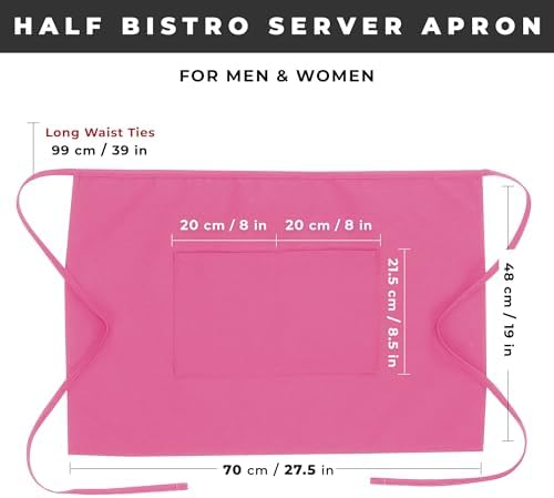 Chef Works Unisex Half Bistro Server Apron - Image 7