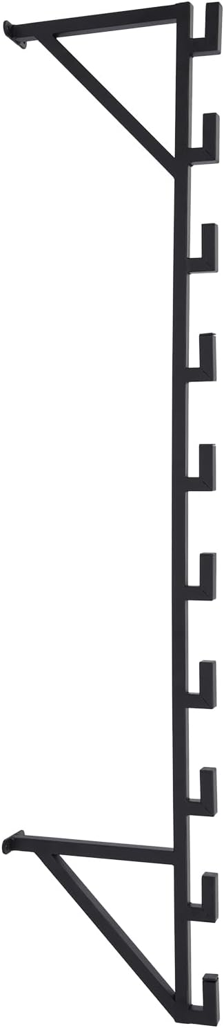 Wall Mounted Scarf Display Rack 10 Layer Wall Wrapping Paper Ribbon Organizer Retail Display Scarf Rack Scarf Tie Belt Towel Rack for Retail Shops, Workspaces