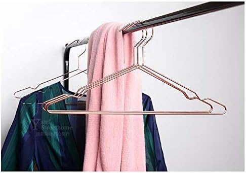 30Pack Koobay 13" Children Rose Copper Gold Shiny Metal Wire Top Clothes Hangers for Shirts Coat Storage & Display