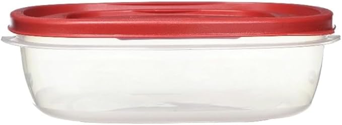 Rubber maid Food Storage Containers Nine Cup Food Storage Containers 7 Peice Set, Easy Find Lids, 3 Containers, 3 Lids Chalk Pen And Chalk Labels