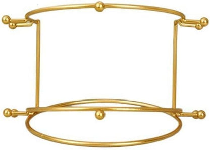 Metal Crown Display Stand Crown Holder, Crown Necklace 2-tier Stand Rack, Tiara Headband Rack, Crown Storage Organizer Jewelry Holder for Women