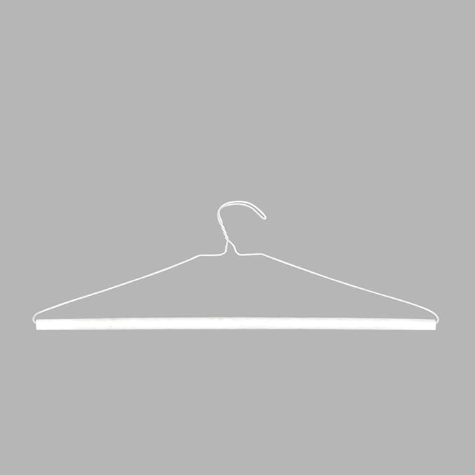 Strut Tube Pant Hangers 16” 14.5g (White, Box of 500)