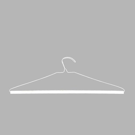 Strut Tube Pant Hangers 16” 14.5g (White, Box of 500)