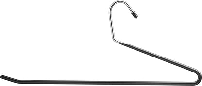 Open Ended Pants Hangers Non Slip – Metal Trouser Hangers for Closet, Heavy Duty Pant Hangers for Men and Women, Stainless Steel, 40 Pack