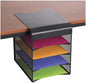 12 x 10 x 12.3 in. Onyx Solid Top Horizontal Hanging Organizer, Black