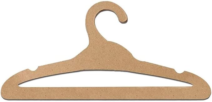 20 PCS Cardboard Hangers, Environmentally Friendly Recycled Paper Clothes Hangers for Adults (15.7x7.5in)