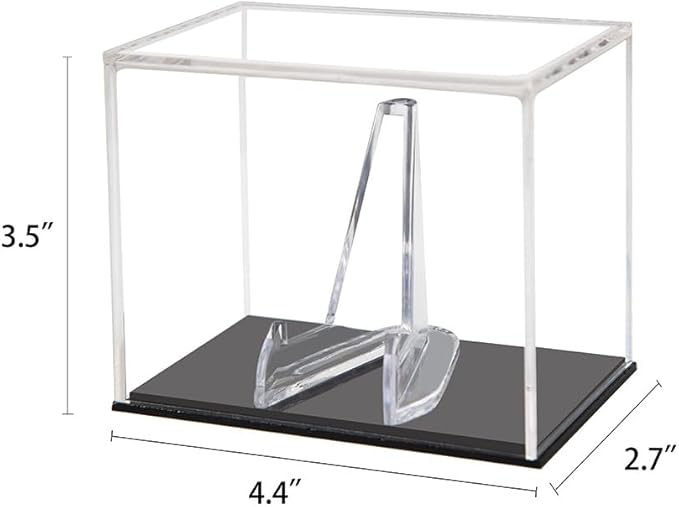Belt Buckle Display Case Stand Holder Clear Acrylic Box Protected Cabinet Shelf Rack Protection Storage Cover Collections
