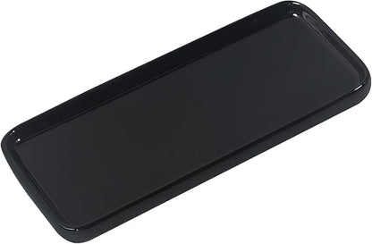 Black Ceramic Vanity Tray, Small Rectangle, Kitchen Sink, Marble Bathroom, Organizer for Candle, Soap, Jewelry, Perfume, Towel Holder, Decoration Bedroom
