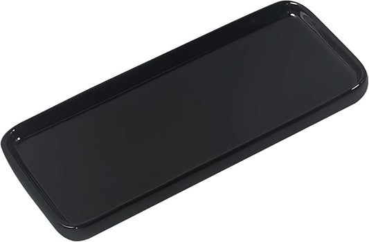 Black Ceramic Vanity Tray, Small Rectangle, Kitchen Sink, Marble Bathroom, Organizer for Candle, Soap, Jewelry, Perfume, Towel Holder, Decoration Bedroom