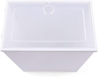 Foldable Shoe Box, 20/24Pcs Stackable Plastic Clear Shoe Storage Box,Storage Bins Shoe Container Home Organizer Rack Stack (20Pcs)