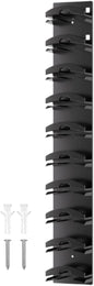 Baseball Caps Organizer Vertical Hat Holder Wall Mounted Modern Stand Hat Rack Hat Organizer for Living Room Entrance Closet, Black