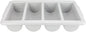 Winco 4-Compartment Cutlery Bin, Medium