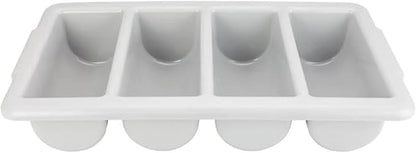 Winco 4-Compartment Cutlery Bin, Medium