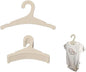 20 Pack Wooden Kids Hangers 9Inch Childrens Clothes Hangers Cute Non Slip Wood Baby Toddler Hangers DIY Wooden Baby Hangers for Closet, for Baby Toddler Kids Clothes & Pants (No Ears)