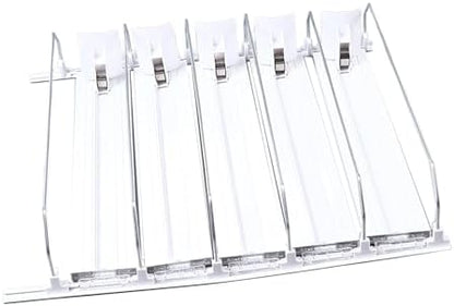 Drink Organizer for Fridge,Adjustable Push Rod Slide Rail Beverage Can Dispenser,Self Pushing Soda Dispenser for Refrigerator, Automatic Drink Dispensers for Beer Drinks 38cm