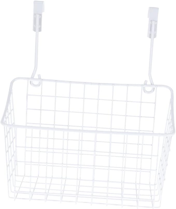 MAGICLULU Hanging Storage Rack over Door Basket Cabinet Storage Basket Closet Organizer Hanging Rack